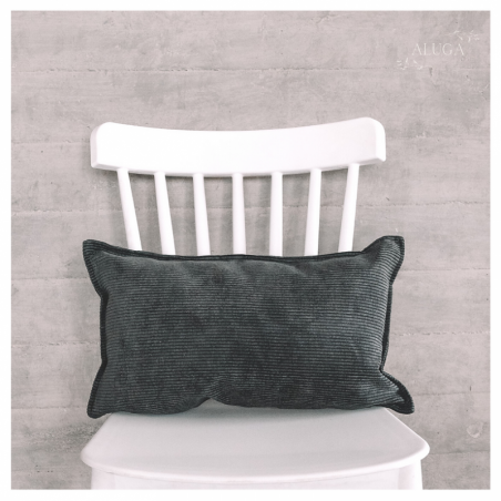 Cojín 50x30 Gris Plomo